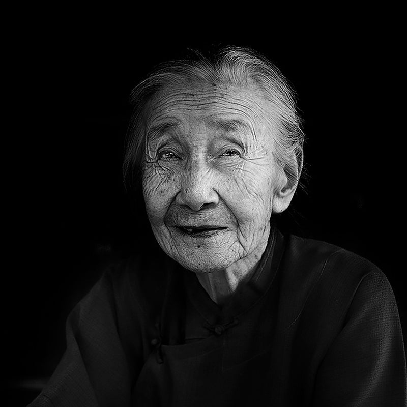 'Elderly Lady in Daxu' Wall Art Photography Print
